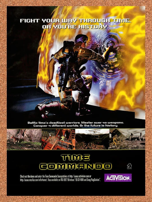 1996 Time Commando PC Original Advertisement v4 - for just $19.49! 