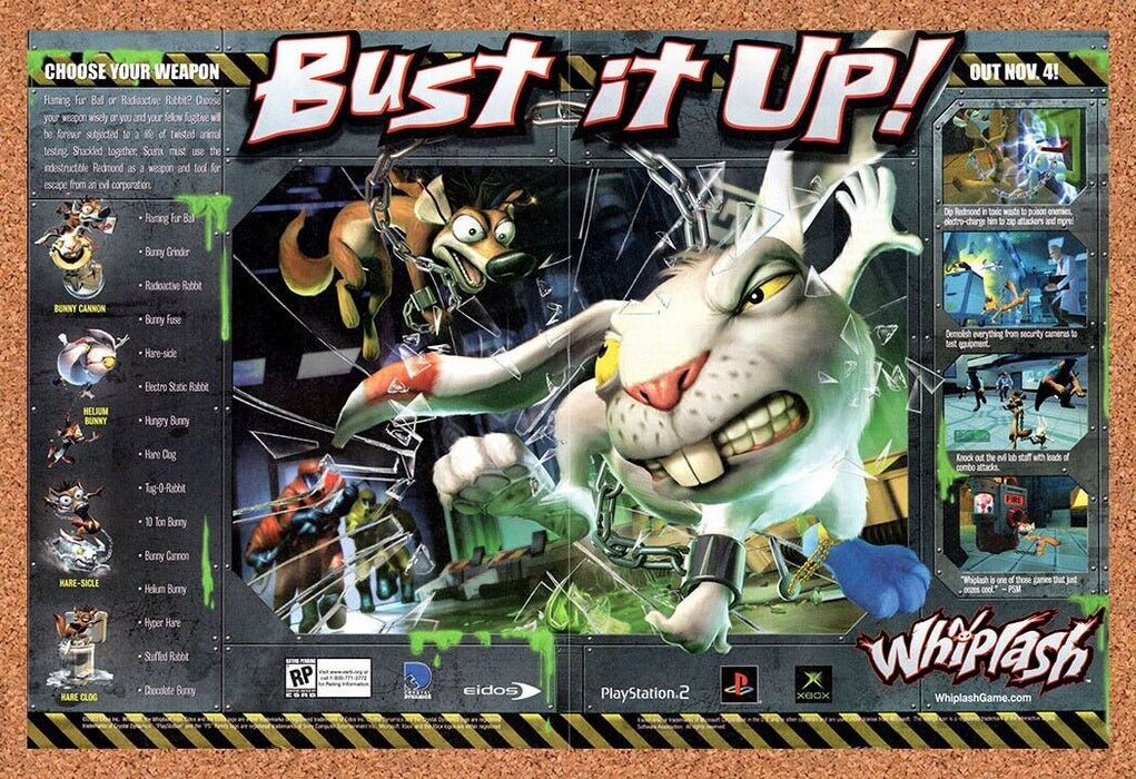 2003 Whiplash! PS2 Original Ad v3 - for just $21.49! 