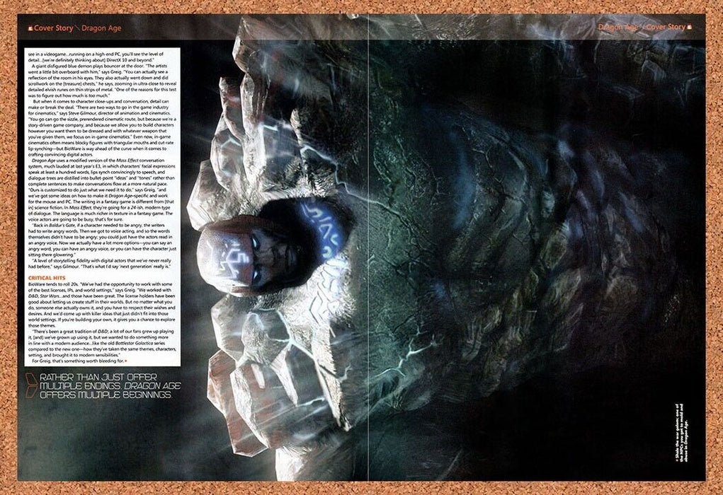 2006 Dragon Age PC Original War Golem Review Ad - for just $21.49! 