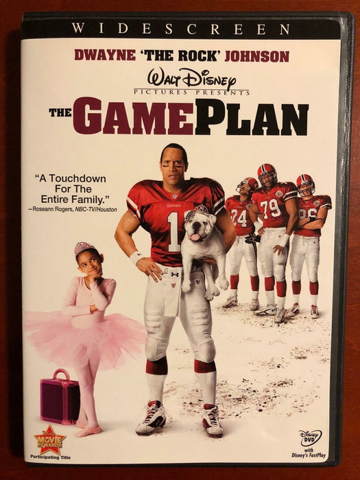 The Game Plan (DVD, 2007, Widescreen, Disney) - J0917 - for just $1.99! 