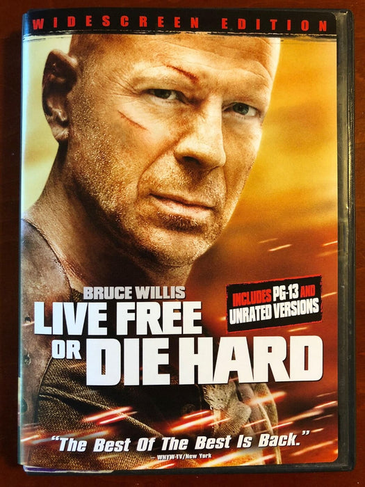 Live Free or Die Hard (DVD, Widescreen, 2007) - J0129 - for just $1.99! 