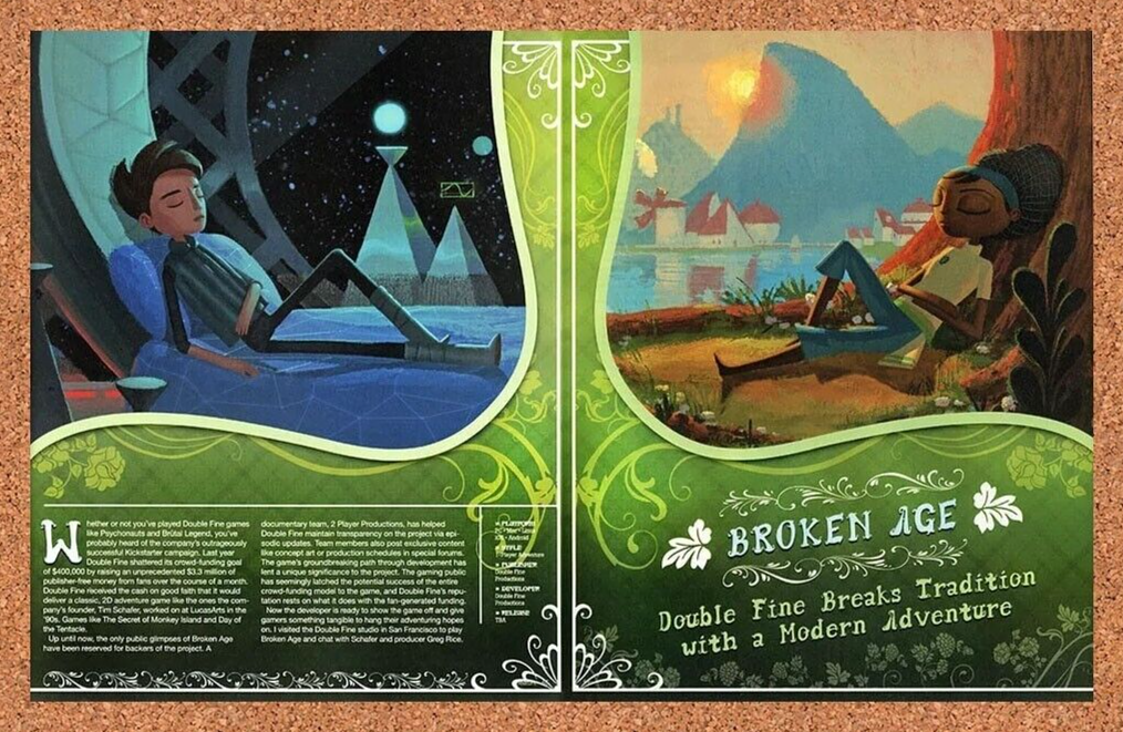 2015 Broken Age Switch Original Review Ad v1 - for just $22.49! 