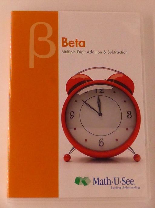 Beta - Multiple-Digit Addition and Subtraction (DVD, Math U See) - K8 - for just $6.99! 