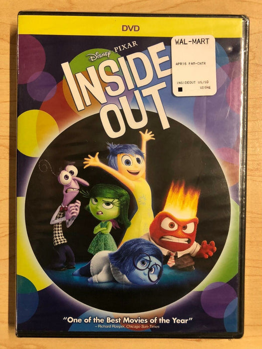 Inside Out (DVD, 2015, Disney Pixar) - NEW25 - for just $7.99! 