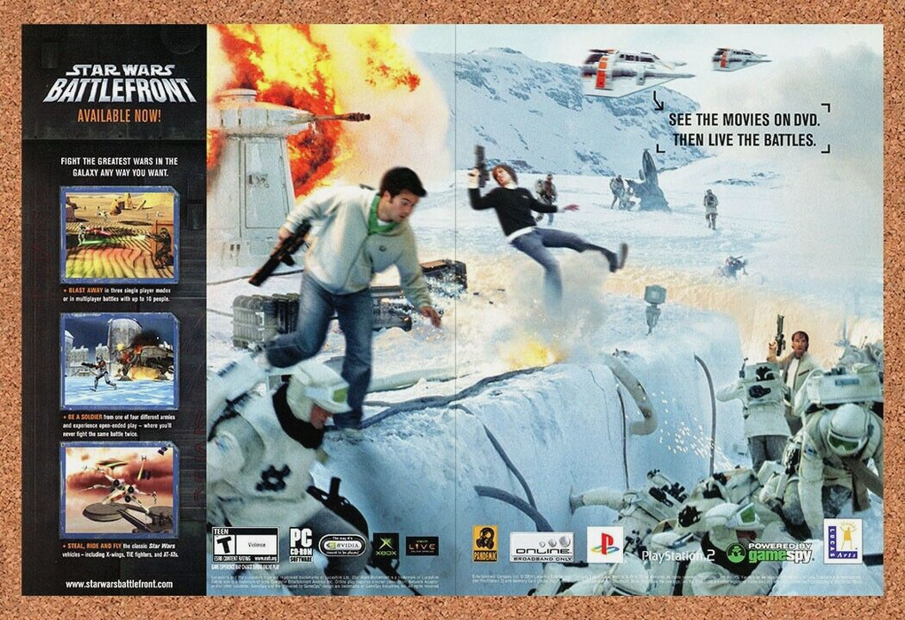 2004 Star Wars Battlefront PC Original Ad v1 - for just $21.49! 