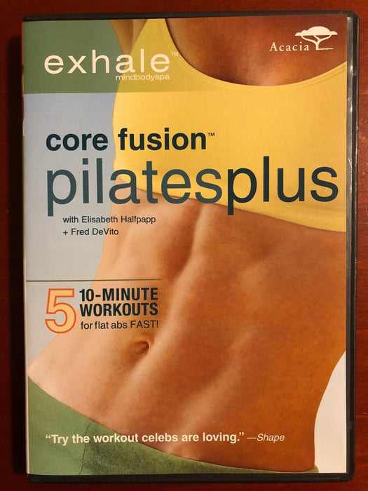 Exhale - Core Fusion Pilates Plus (DVD, 2008, exercise) - J0806 - for just $1.99! 