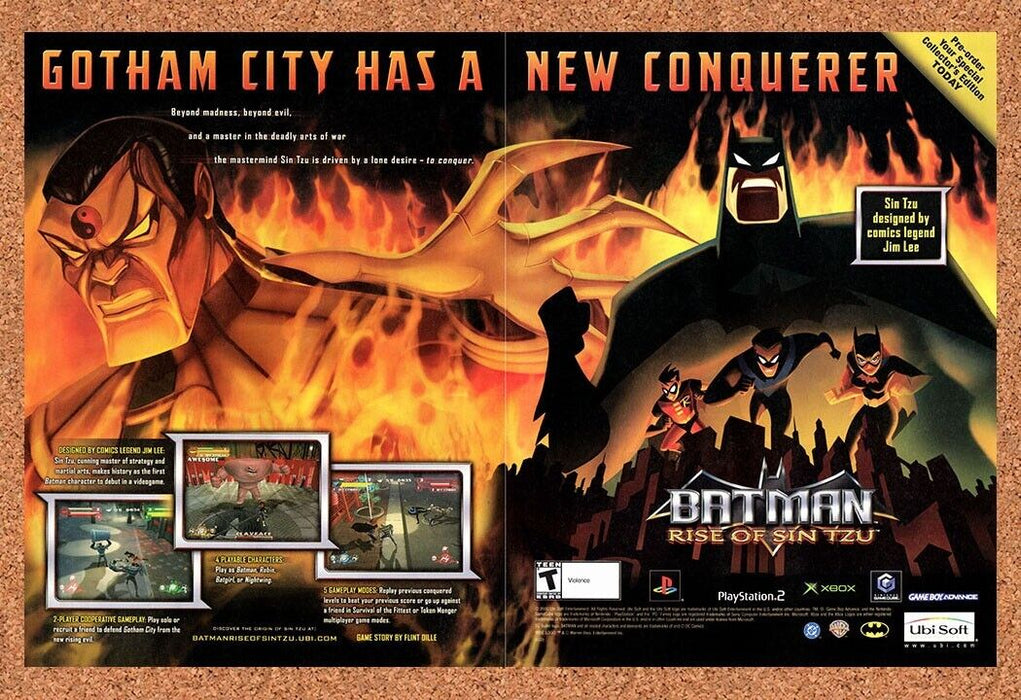 2003 Batman Rise Of Sin Tzu PS2 Original Ad - for just $21.49! 