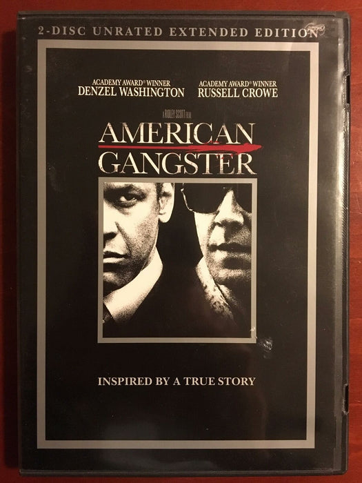 American Gangster (DVD, 2007, 2-Disc, unrated) - L03 - for just $1.99! 
