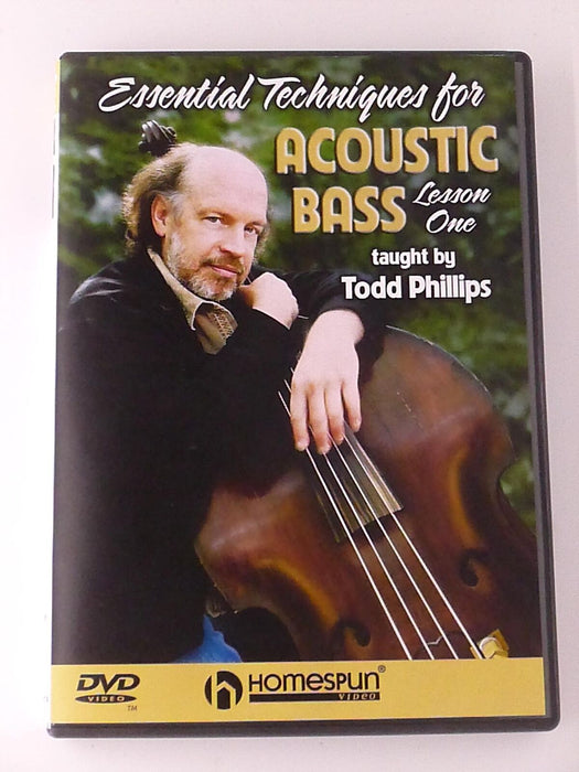 Essential Techniques for Acoustic Bass Lesson One - Todd Phillips (DVD) - K0428 - for just $9.99! 