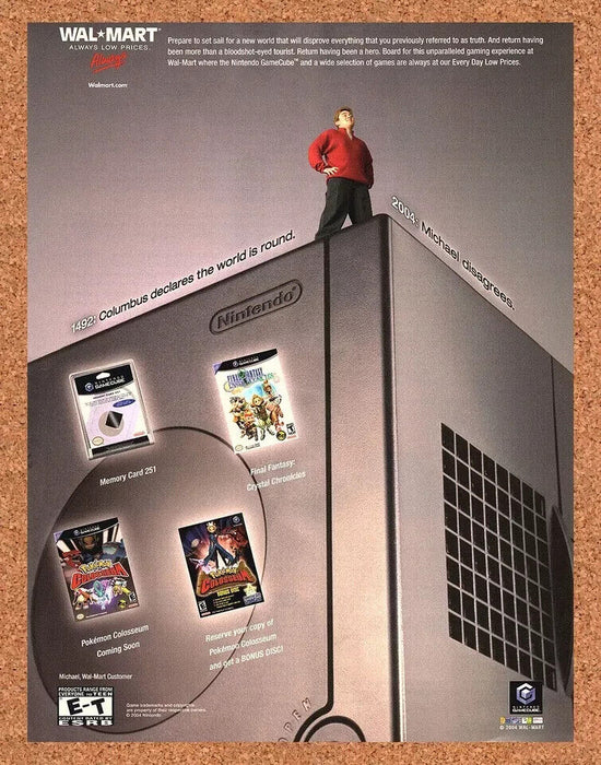 2004 Nintendo GameCube Console Original Wal-Mart Ad v1 - for just $17.99! 