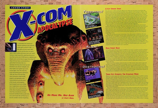 1997 X-Com Apocalypse PC Original Ad v2 - for just $21.49! 