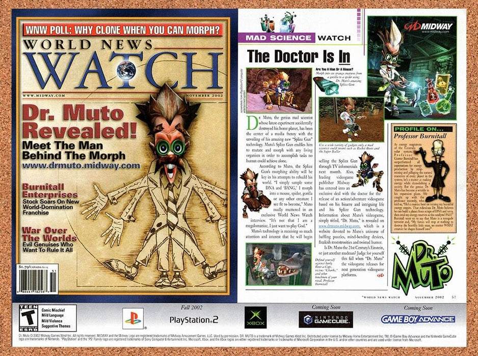 2003 Dr. Muto Xbox Original Ad - for just $17.99! 