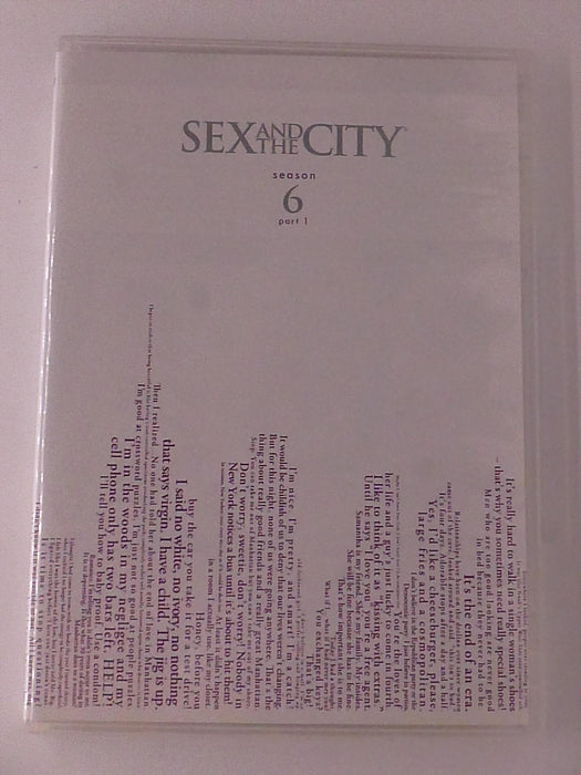 Sex and the City - Season 6 Part 1 (DVD, 2003) - K0303 - for just $2.99! 