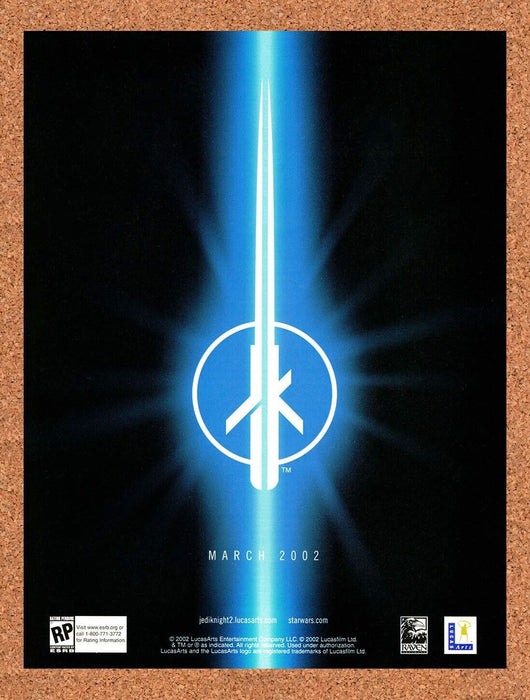 2002 Star Wars Jedi Knight II PC Original Ad - for just $17.99! 