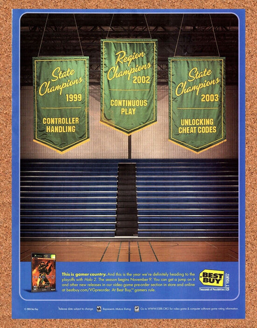 2004 Halo 2 Xbox Original Best Buy Ad - for just $17.99! 
