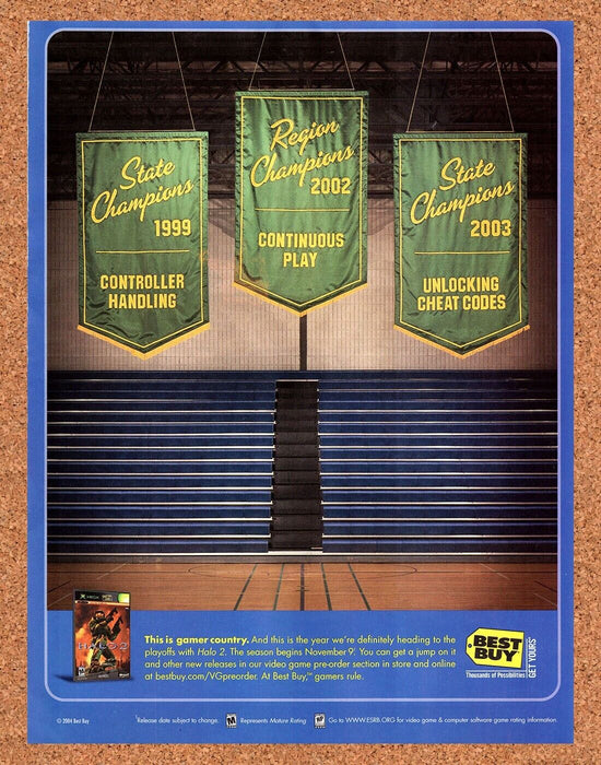 2004 Halo 2 Xbox Original Best Buy Ad - for just $17.99! 