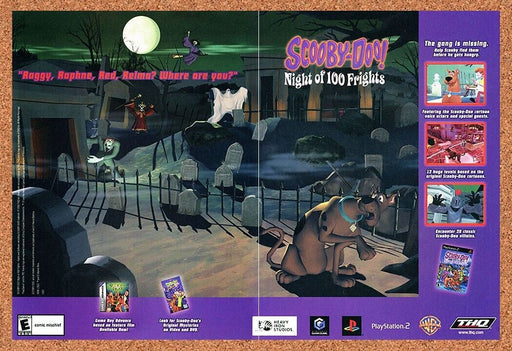 2003 Scooby-Doo Night of 100 Frights PS2 Original Ad - for just $21.49! 