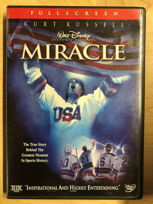Miracle (DVD, 2004, Full Frame, Disney) - L04 - for just $1.99! 