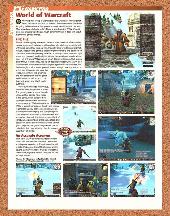 2004 World Of WarCraft Original Ad v2 - for just $17.99! 