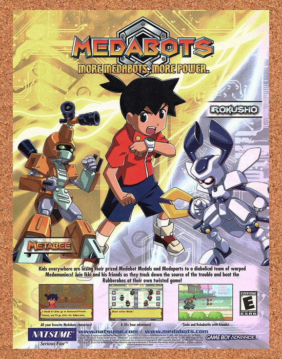 2004 Original Medabots GBA Ad - for just $17.99! 