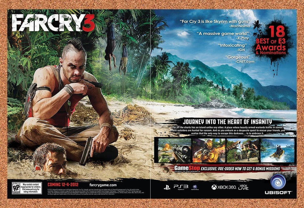 2012 Far Cry 3 Xbox 360 Original Ad v1 - for just $21.49! 