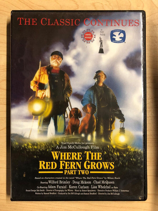Where the Red Fern Grows Part Two (DVD, 1992) - I0313 - for just $5.99! 