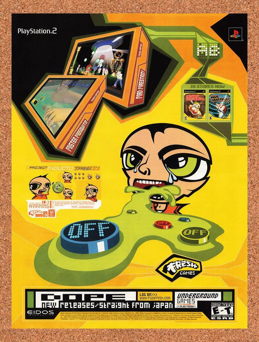 2002 Fresh Games PS2 Games Original Advertisement v1 - for just $19.49! 