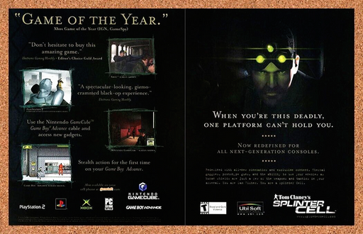 2005 Splinter Cell Xbox Original Ad v1 - for just $21.49! 