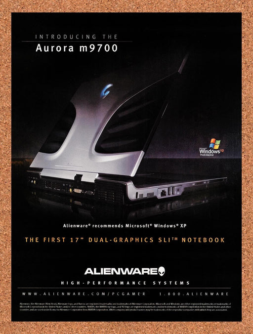 2006 Alienware High-Performance Aurora m9700 Original Ad v6 - for just $19.49! 