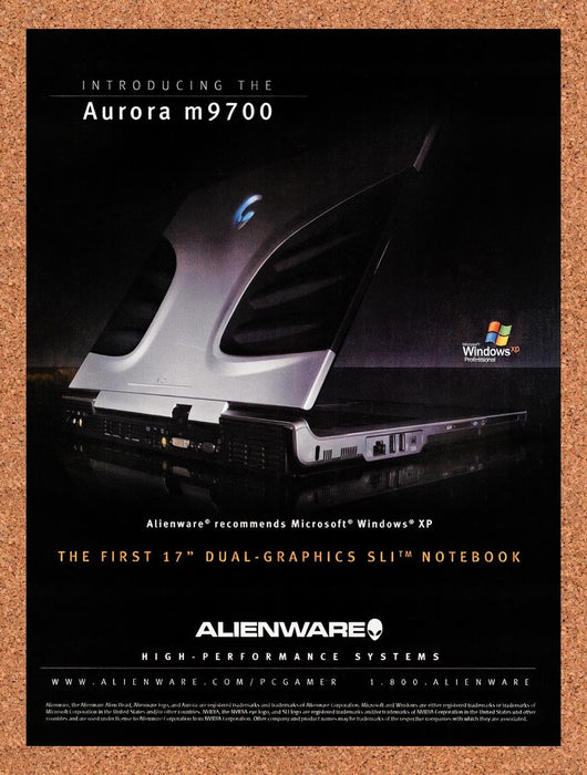 2006 Alienware High-Performance Aurora m9700 Original Ad v6 - for just $19.49! 