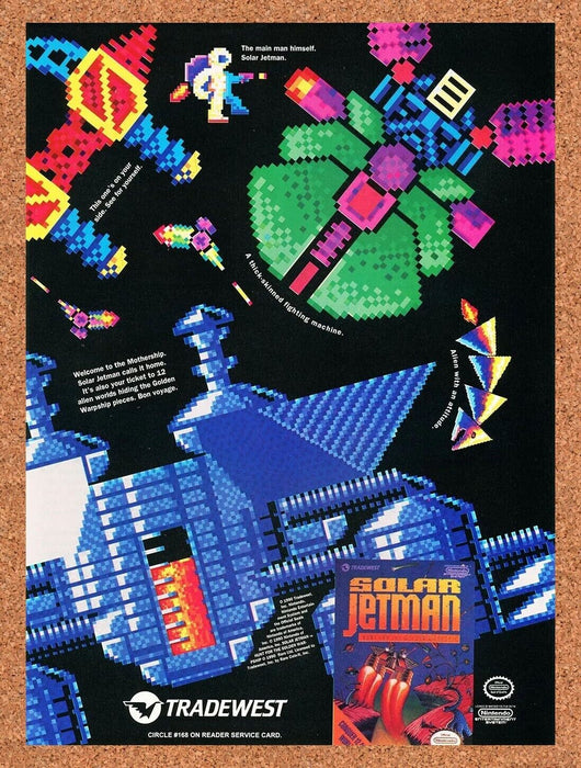 1991 Solar Jetman NES Original Ad - for just $17.99! 