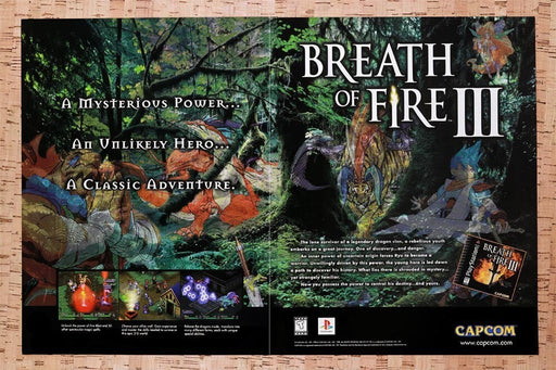 1998 Breath Of Fire III PS1 Original Ad v2 - for just $21.49! 