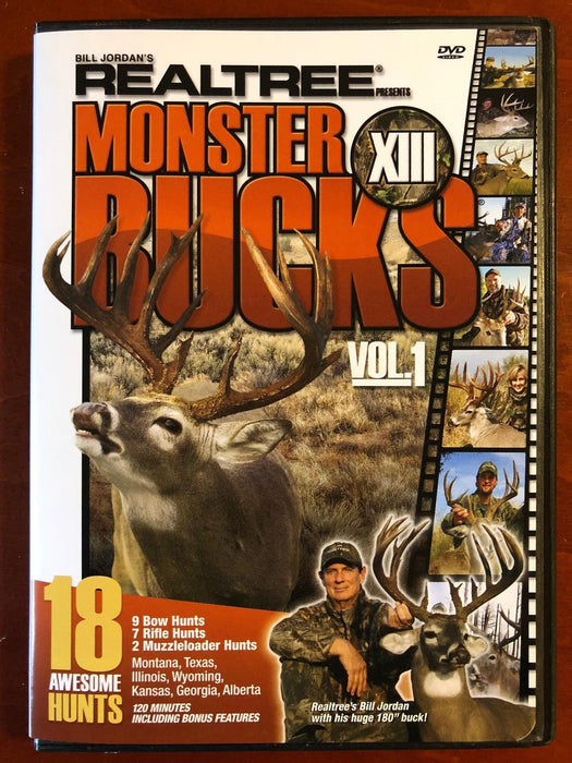 Bill Jordans Realtree Monster Bucks XIII Volume 1 (DVD, 2005) - L02 - for just $1.99! 