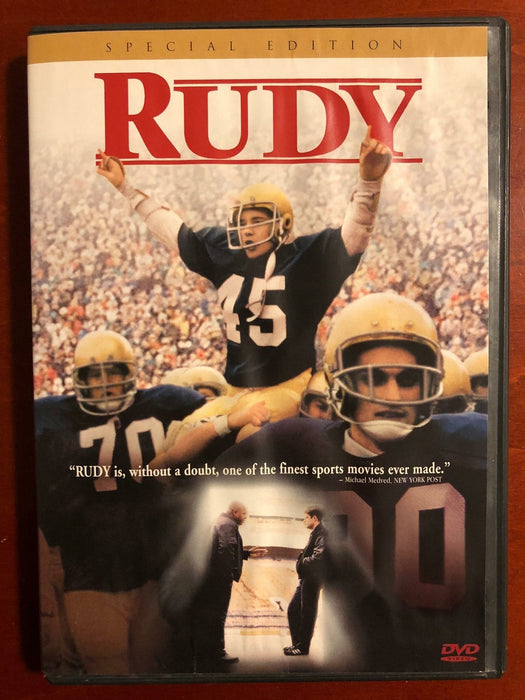 Rudy (DVD, 1993, Special Edition) - J0917 - for just $1.99! 