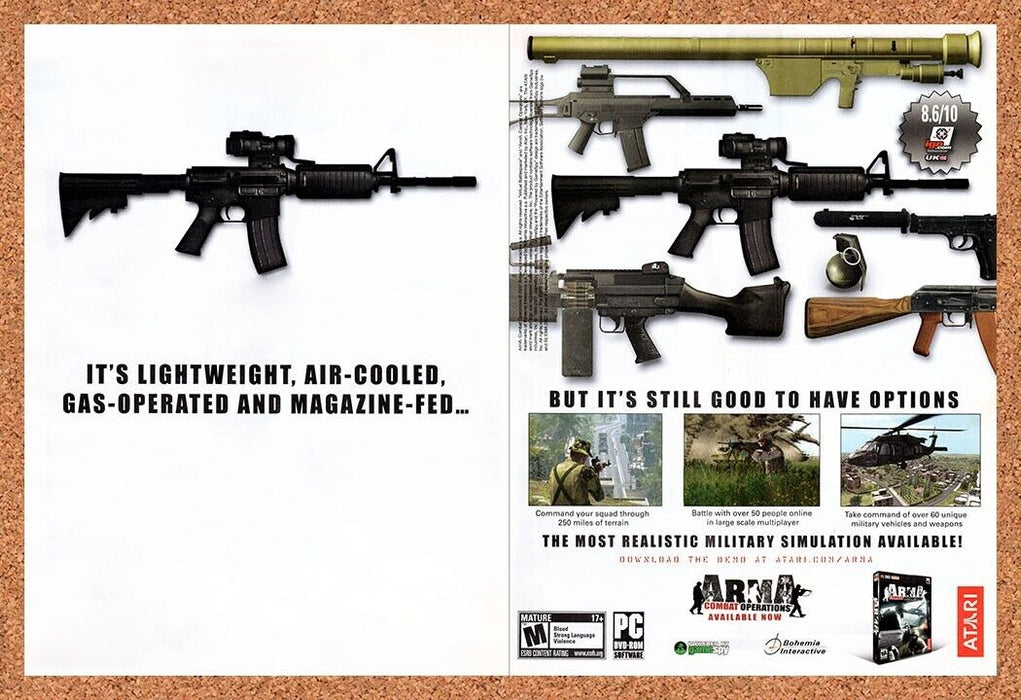 2007 Arma Combat Operations PC Original Ad - for just $21.49! 