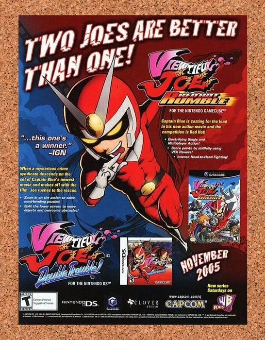 2005 Viewtiful Joe GameCube Original Ad v1 - for just $17.99! 