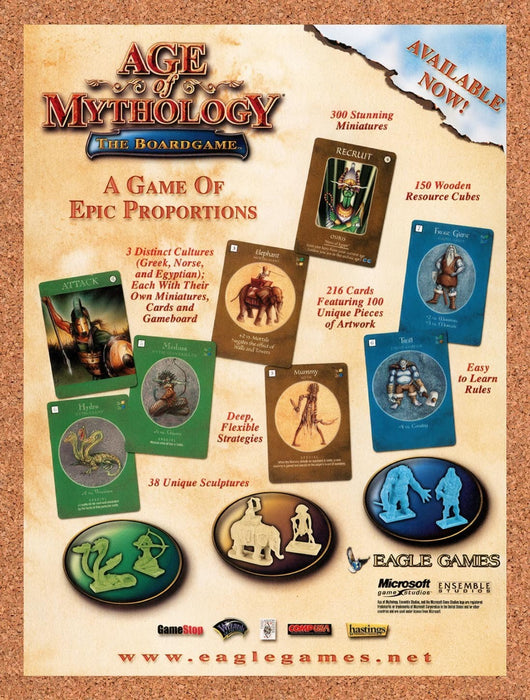 2003 Age Of Mythology Boardgame Original Ad v10 - for just $19.49! 