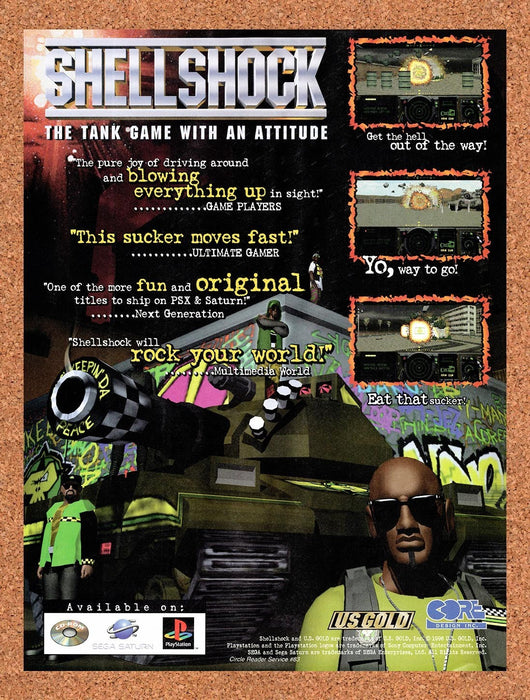 1996 ShellShock PC Original Advertisement v2 - for just $19.49! 