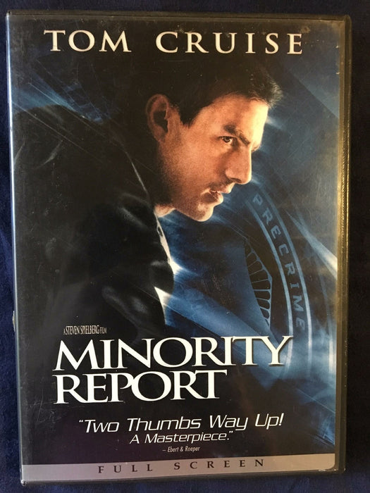 Minority Report (DVD, 2002, Full Frame) - J1231 - for just $1.99! 