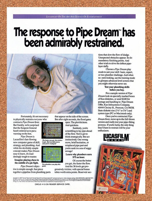 1989 Pipe Dream Tandy Original Ad v1 - for just $17.99! 