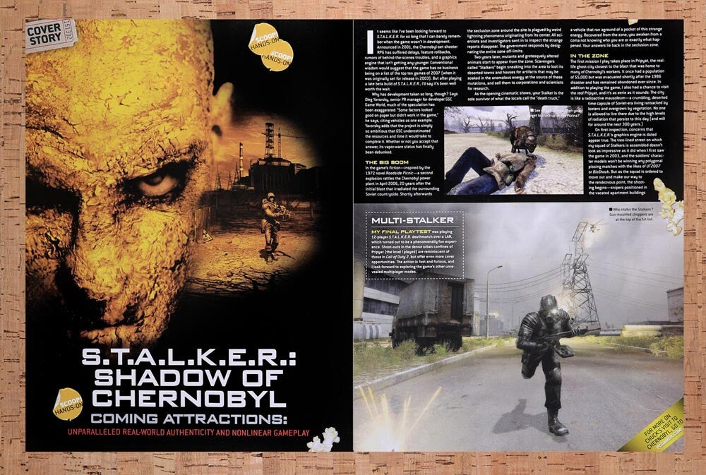 2007 Stalker Shadow Of Chernobyl Upcoming Preview Original Ad v4 - for just $21.99! 