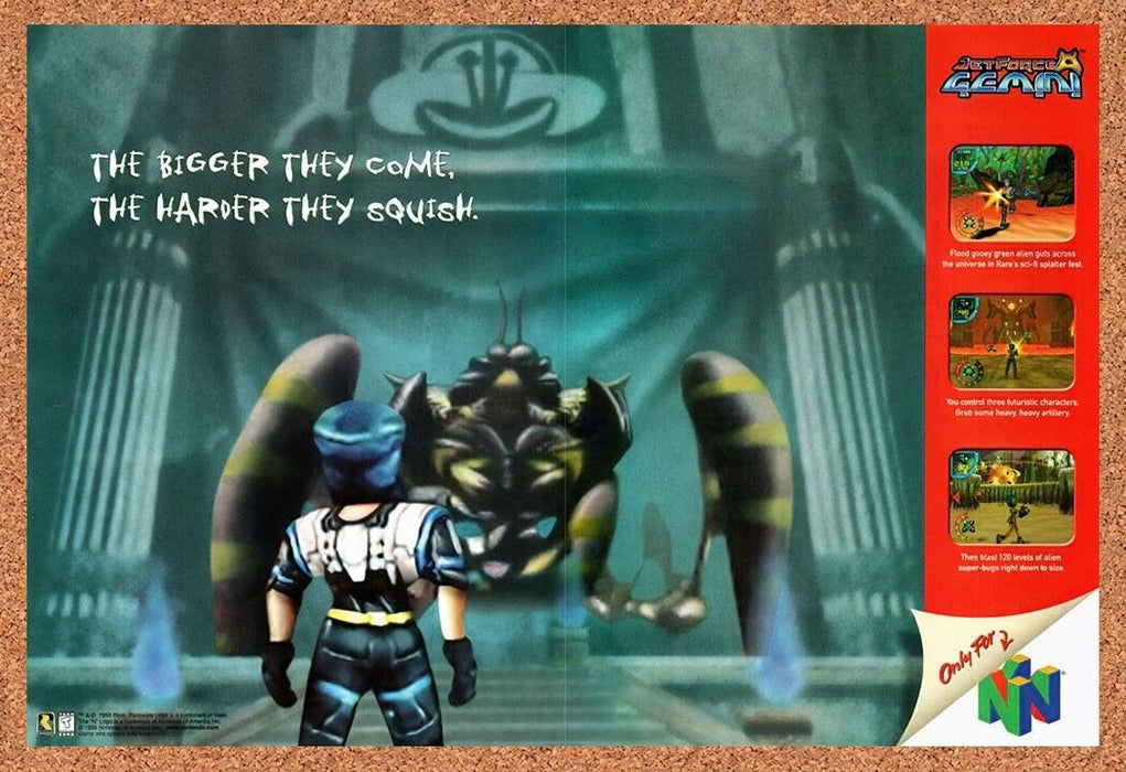 1999 Jet Force Gemini N64 Original Ad v1 - for just $21.49! 