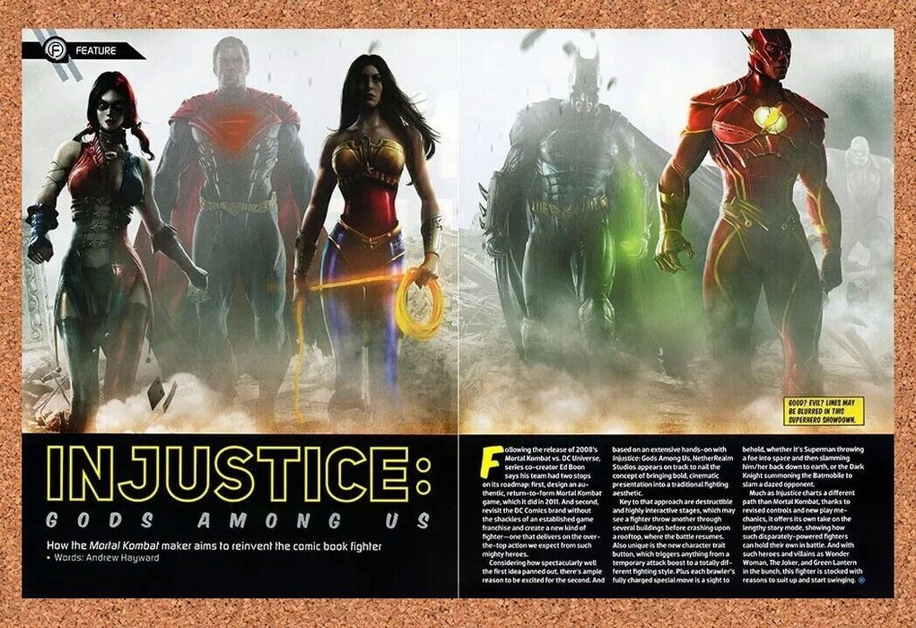 2015 Injustice Gods Among Us PS3 Original Ad - for just $22.49! 
