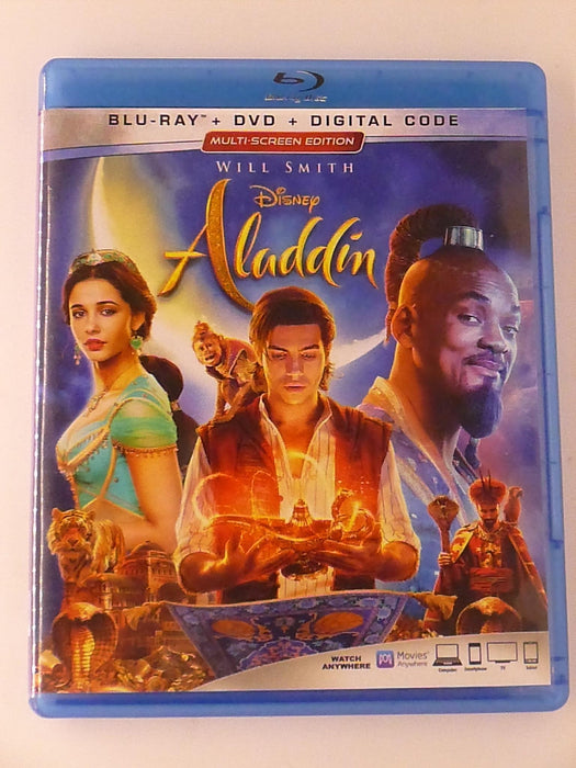 Aladdin (Blu-ray, DVD, Disney, 2019) - K9 - for just $4.25! 