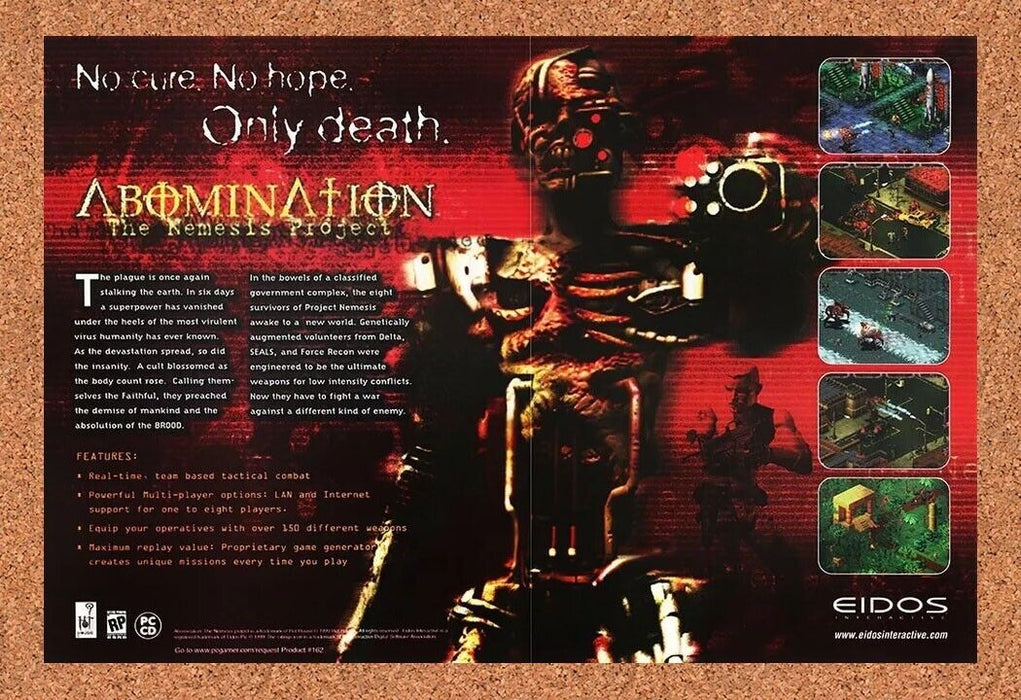 2001 Abomination The Nemesis Project PC Original Ad - for just $21.49! 
