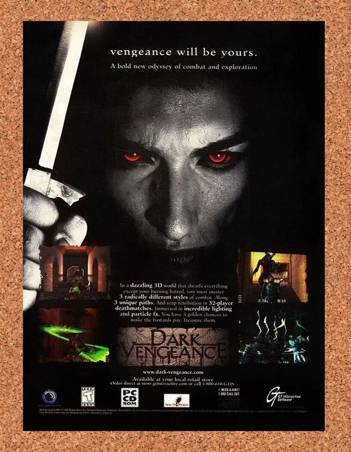 2000 Dark Vengeance PC Original Ad - for just $17.99! 