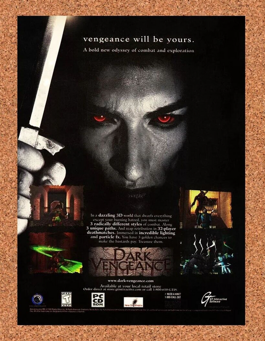 2000 Dark Vengeance PC Original Ad - for just $17.99! 