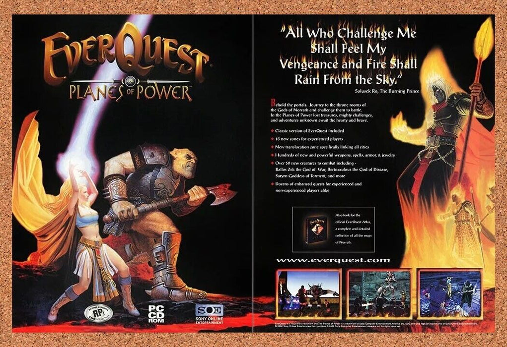 2004 EverQuest Planes Of Power Original Ad - for just $22.49! 