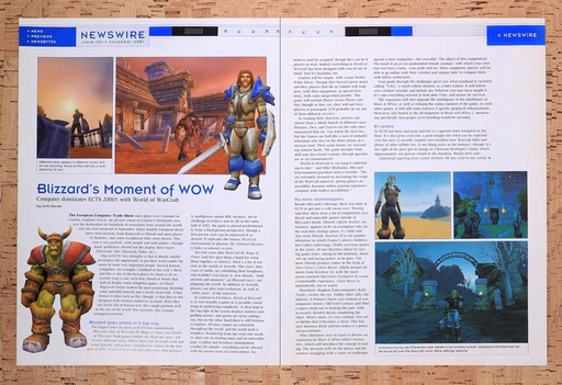 2002 World Of WarCraft ECTS Early Look Original Ad v21 - for just $21.49! 
