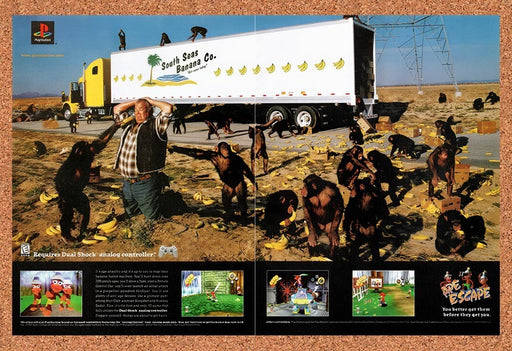 2000 Ape Escape PS1 Original Ad v1 - for just $21.49! 